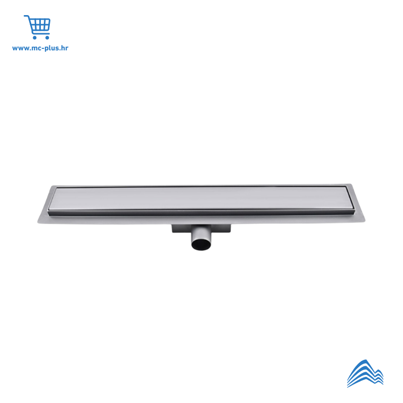 KAN700GM Armal basic tuš kanalica 70 cm gun metal inox puna - inox, 70x7 cm, FI40/50, 35