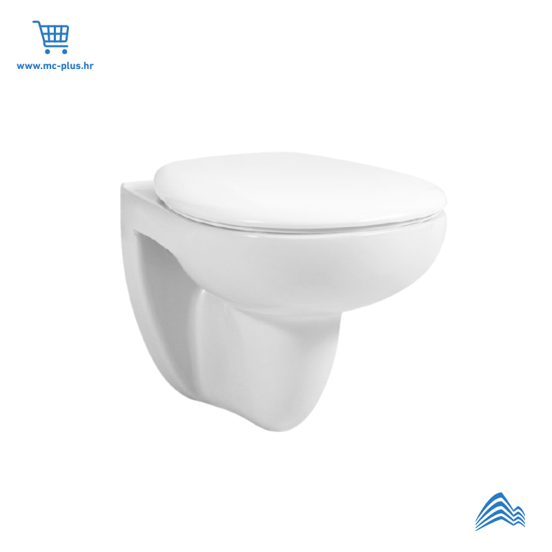MOWHBIR Armal Moon wc školjka viseća rimless bez sjedala bijela 525x365x410 mm MOWHBIR