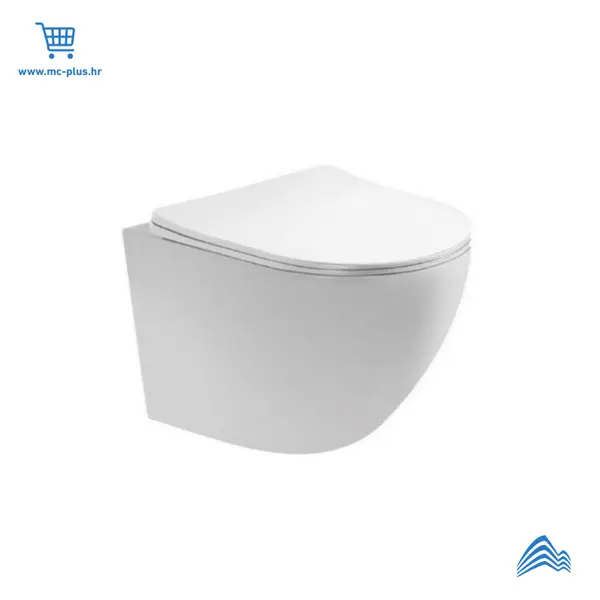 SPSIWCWHWHT Armal Sirius WC školjka viseća bijela rimfree Vortex sa sjedalicom SPSIWCWHWHT
