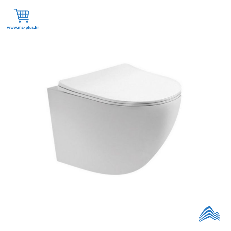 SPSIWCWHWHT Armal Sirius WC školjka viseća bijela rimfree Vortex sa sjedalicom SPSIWCWHWHT