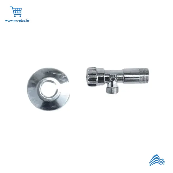 03500400CR-A Armal ventil kutni  classic 1/2"-3/8" kuglasti s filterom; krom