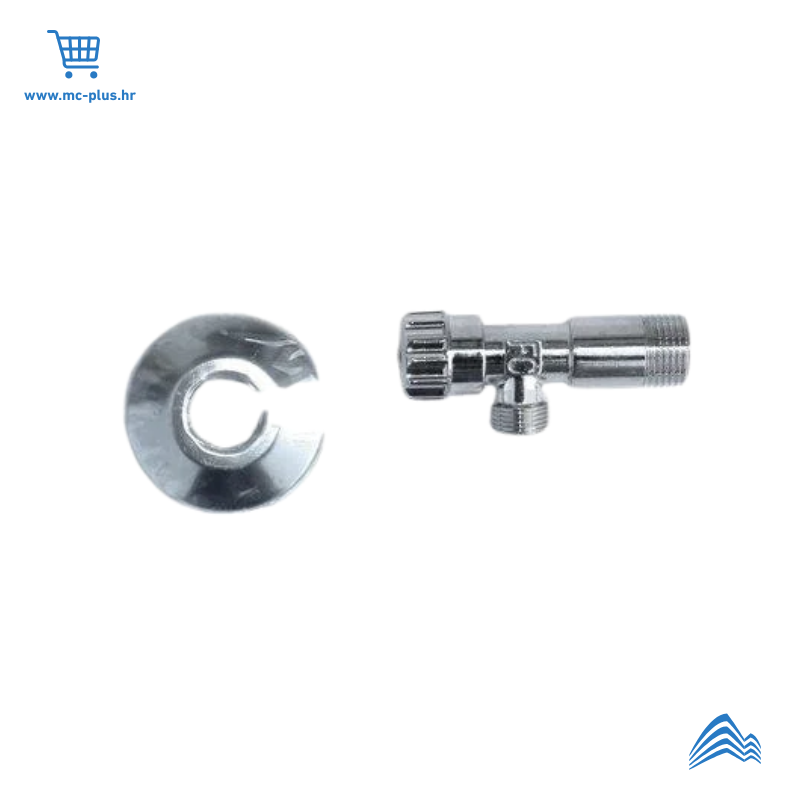 03500400CR-A Armal ventil kutni  classic 1/2"-3/8" kuglasti s filterom; krom