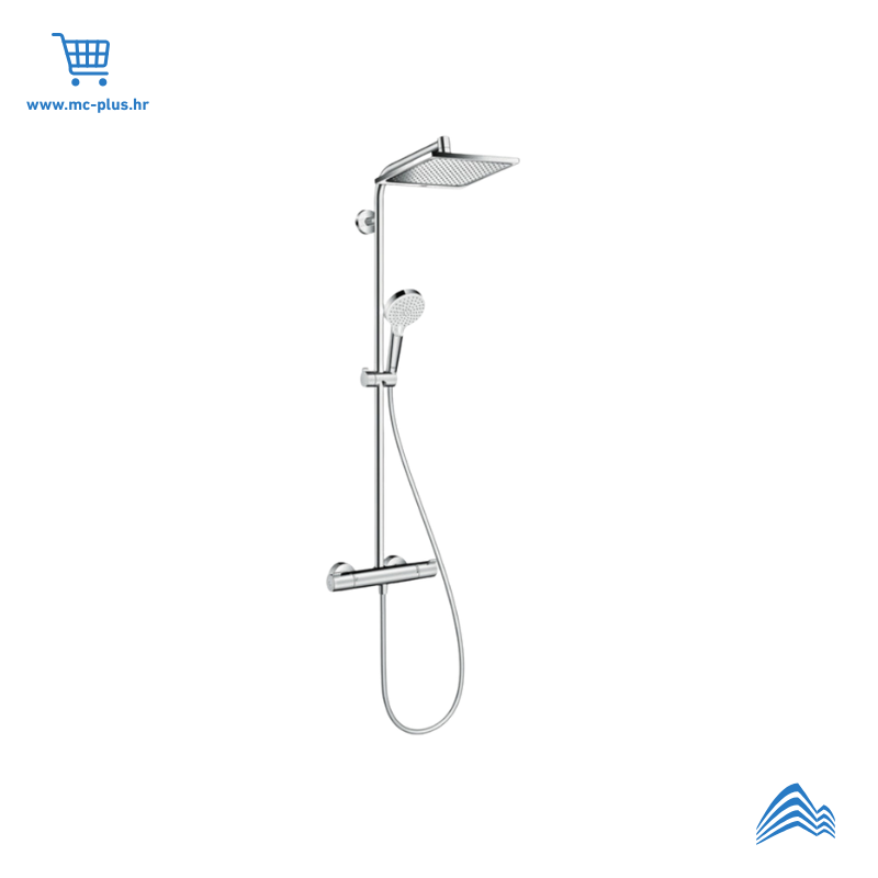 27271000 HG crometta E 240 showerpipe chrome 27271000
