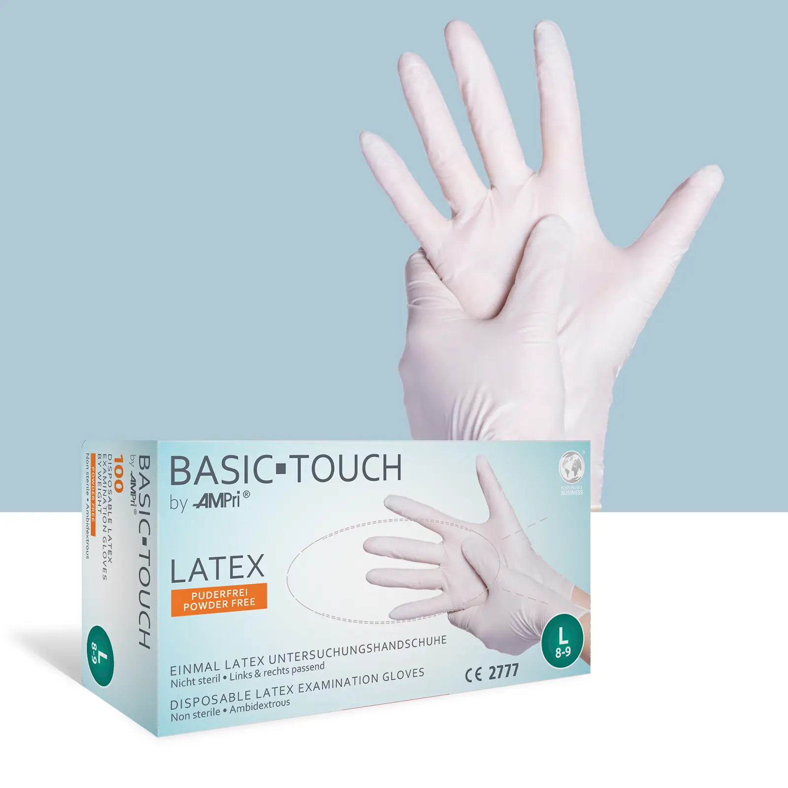 Rukavice Basic Touch latex BP 100/1- 01033