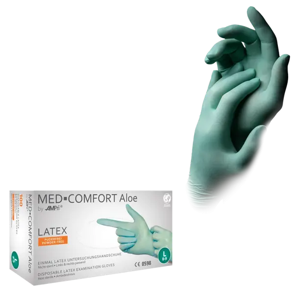 01036-XS Rukavice Med Comfort Aloe latex BP 100/1 XS