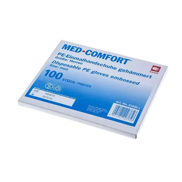 01090-L Rukavice PE Med Comfort 30 cm kut L