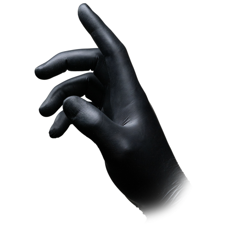 01167-XS Rukavice Epiderm Black nitril 100/1 XS