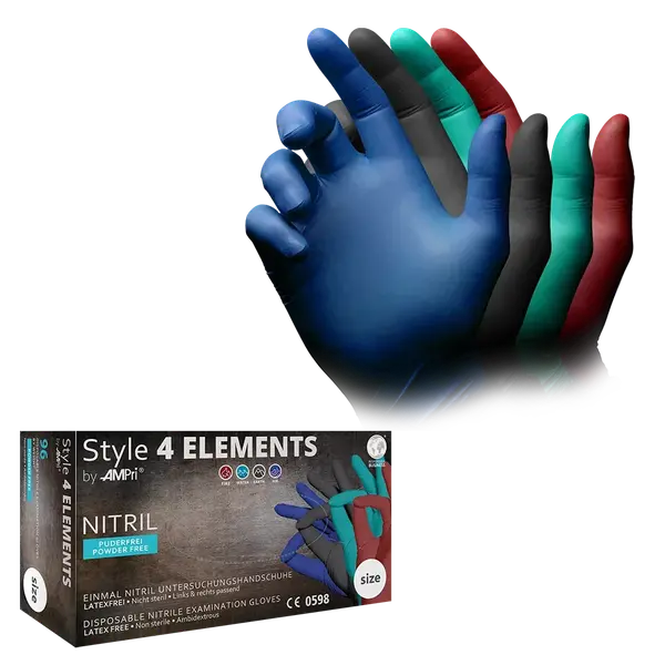 Rukavice Style 4 elements nitril 100/1- 01171