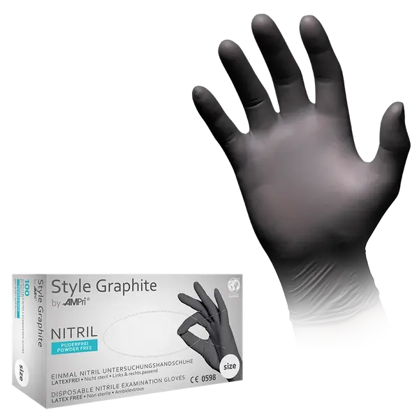 Rukavice Style Grafite nitril 100/1- 01172
