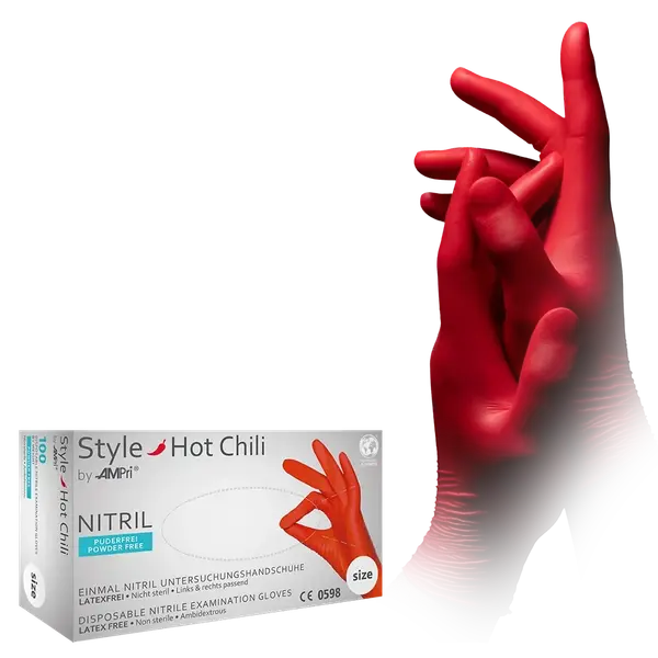 01178-XS Rukavice Style Hot Chilli nitril 100/1 XS