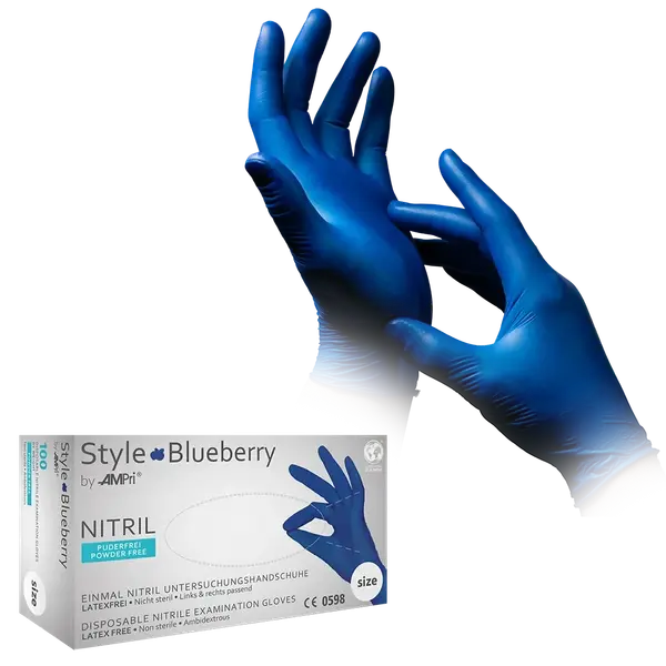 01183-L Rukavice Style Blueberry nitril 100/1 L