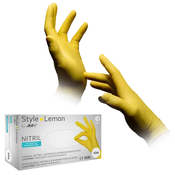 01189-XS Rukavice Style Lemon nitril 100/1 XS