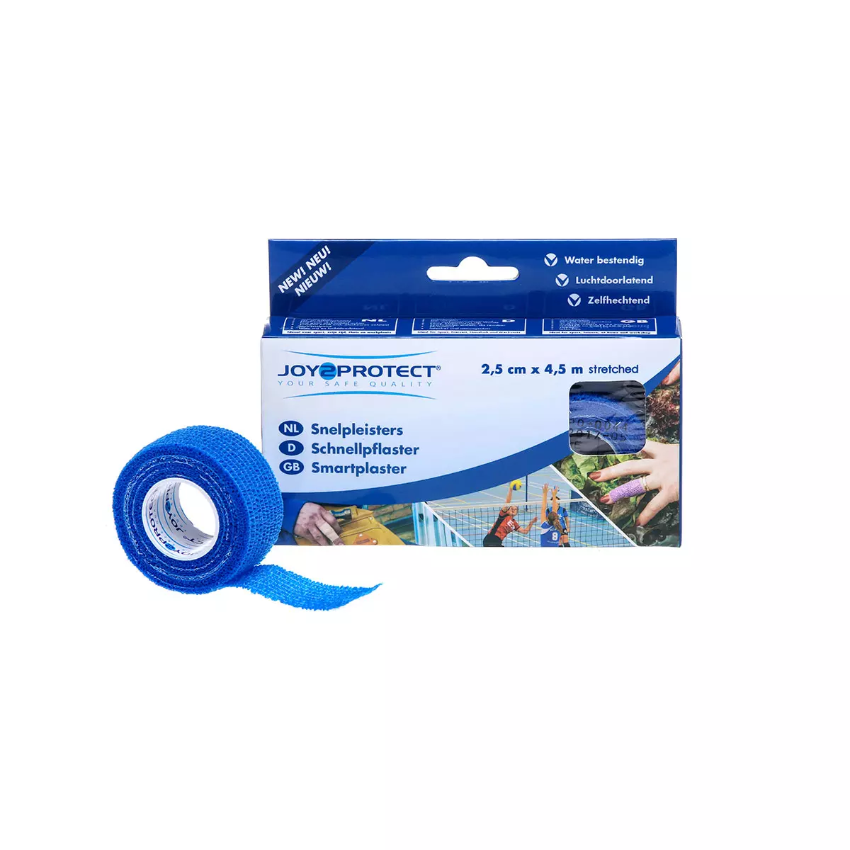 09842-B Joy2Protect brzi flaster 2/1 plavi