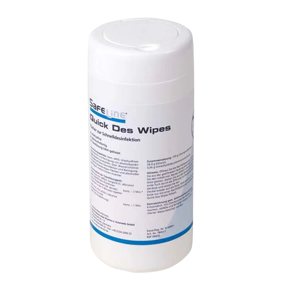 09930 Safeline quick des wipes, alkoholne maramice u dozi 90 listova