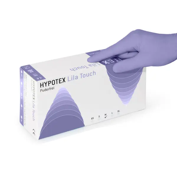 Rukavice Hypotex Lila lateks 100/1- 14-004