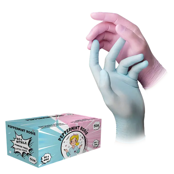 118-300-XS Rukavice Style Peppermint Rosie nitril Mix 60/1 XS