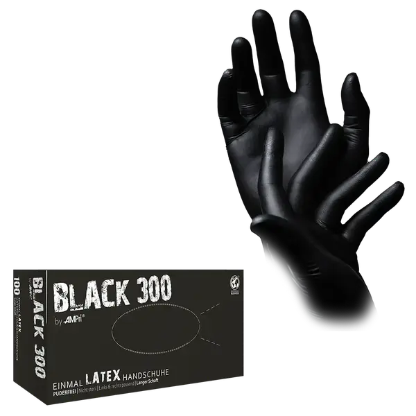 Rukavice Black 300 lateks 100/1- 14-100