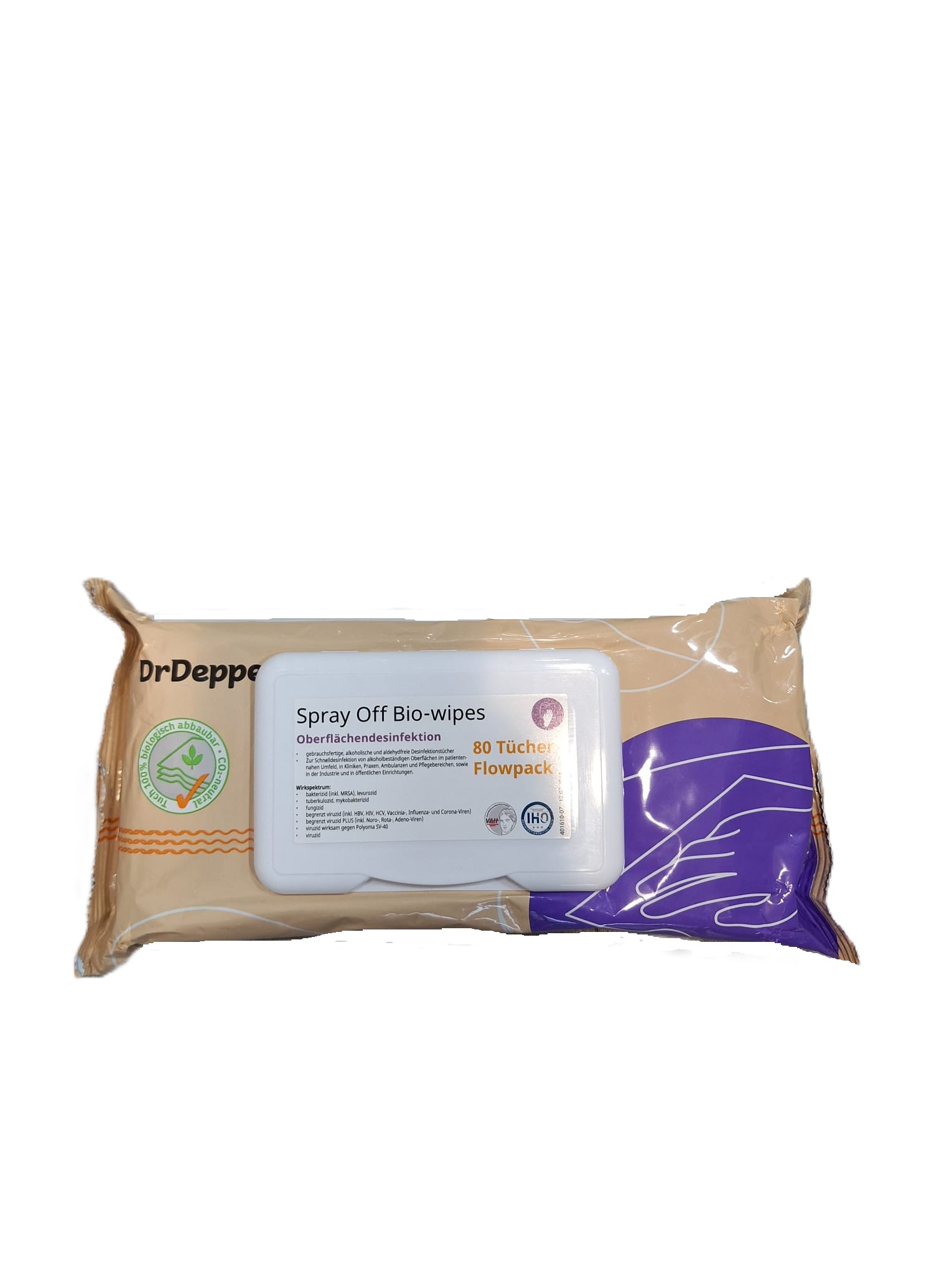 MC464000 Spray off Biowipes 80 kom
