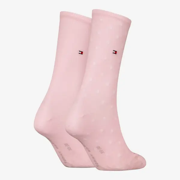 100001493-036 Tommy Hilfiger ženske čarape Women Sock Dot 2P light pink