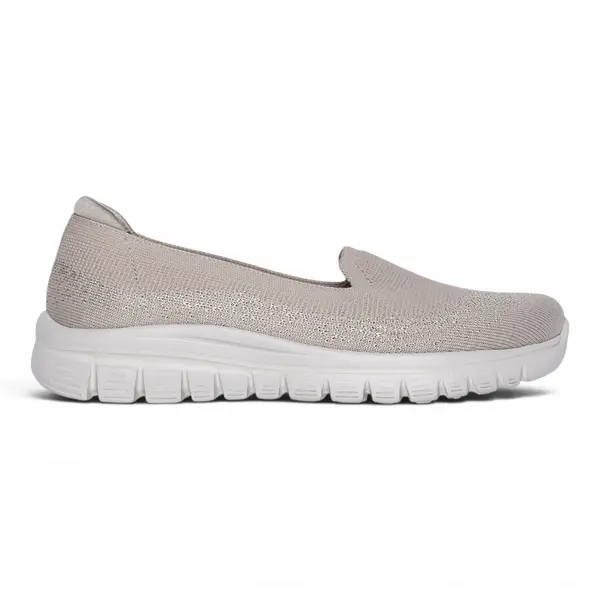 100697-TPE Ženske slip-on Skechers Graceful View Find taupe