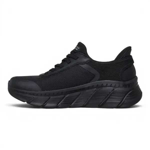 117391-BBK Ženske tenisice BOBS B Flex Hi Linear Force crne Skechers