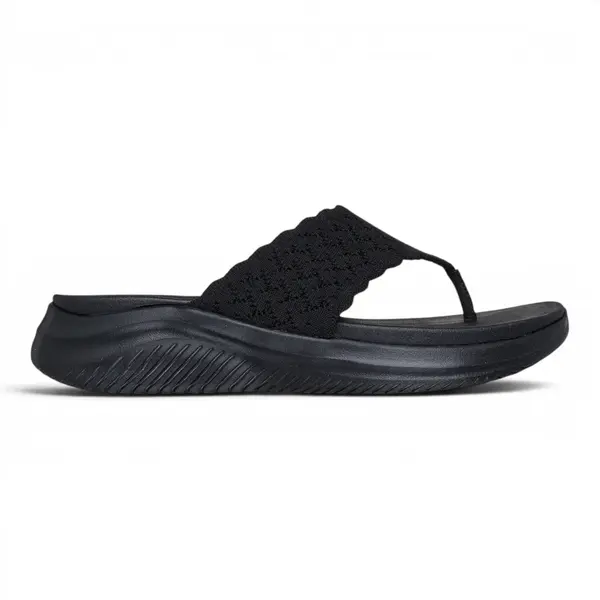 119971-BBK Crne ženske natikače Ultra Flex 3.0 Sandal Rhythm – Skechers