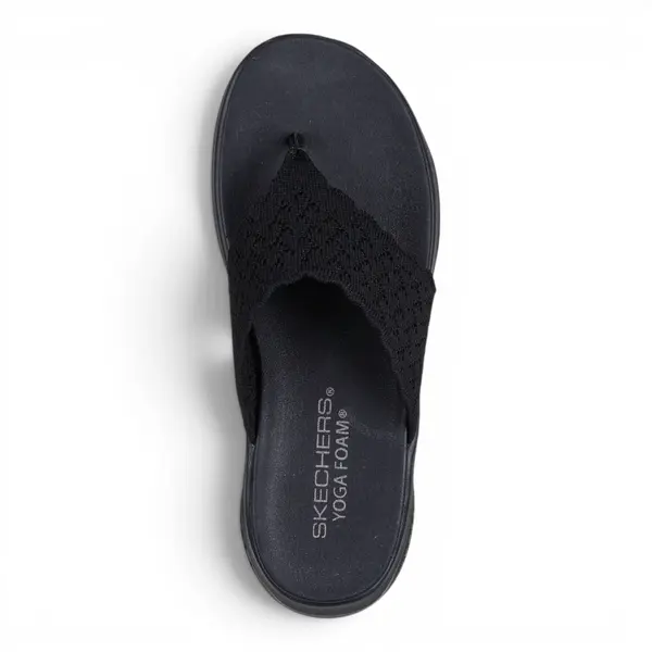 119971-BBK Crne ženske natikače Ultra Flex 3.0 Sandal Rhythm – Skechers