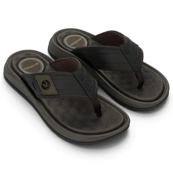 12536-BR799 Cartago santorini viii thong ad brown/bronze