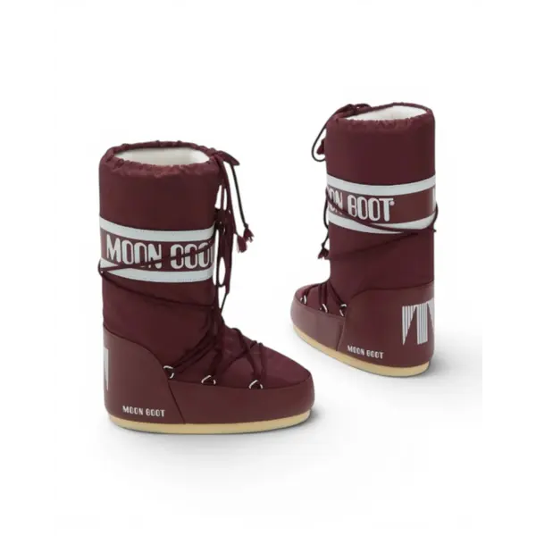 1400440-D013-Moon Boot Icon Nylon Burgundy