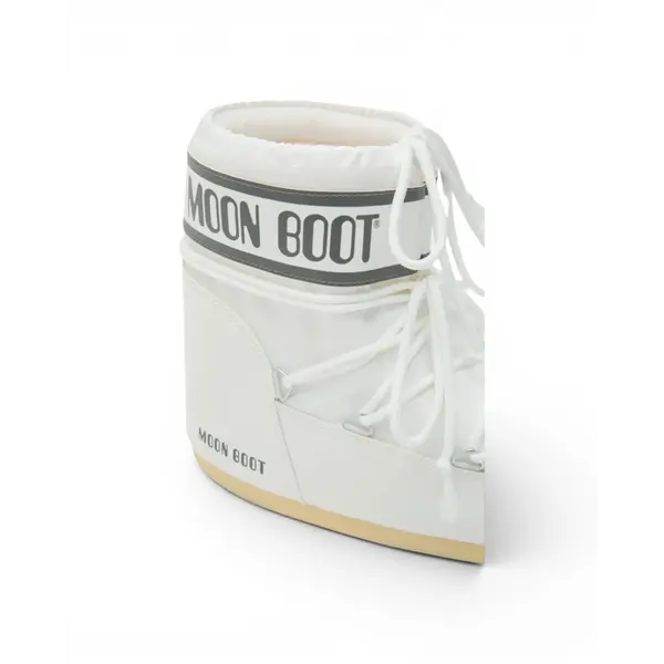 1409340-A009 Moon Boot Icon Low Nylon White Mono