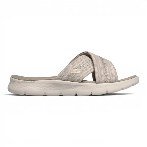 141420-DKTP Taupe ženske natikače GO WALK Flex Sandal Impress – Skechers