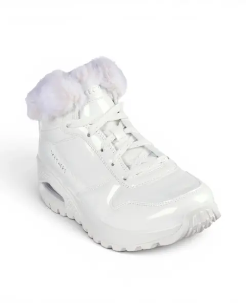 168126-WHT Bijele ženske gležnjače UNO Rugged Fiesty – Skechers