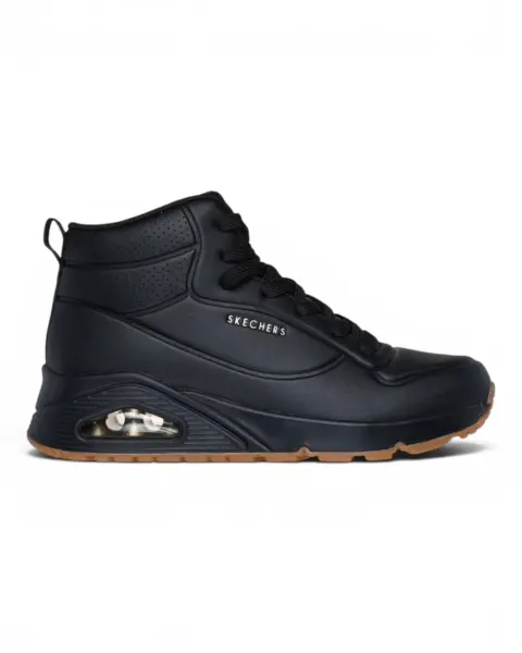 177097-BBK Crne ženske tenisice/gležnjače Uno Stand High – Skechers