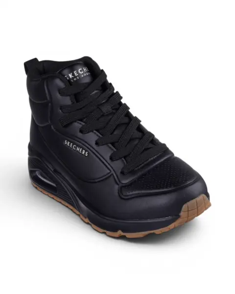 177097-BBK Crne ženske tenisice/gležnjače Uno Stand High – Skechers