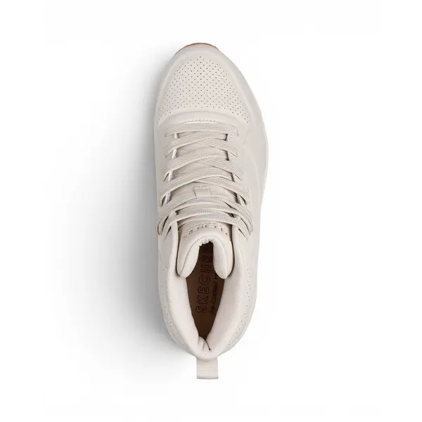 177097-OFWT Bež ženske tenisice/gležnjače Uno Stand High – Skechers