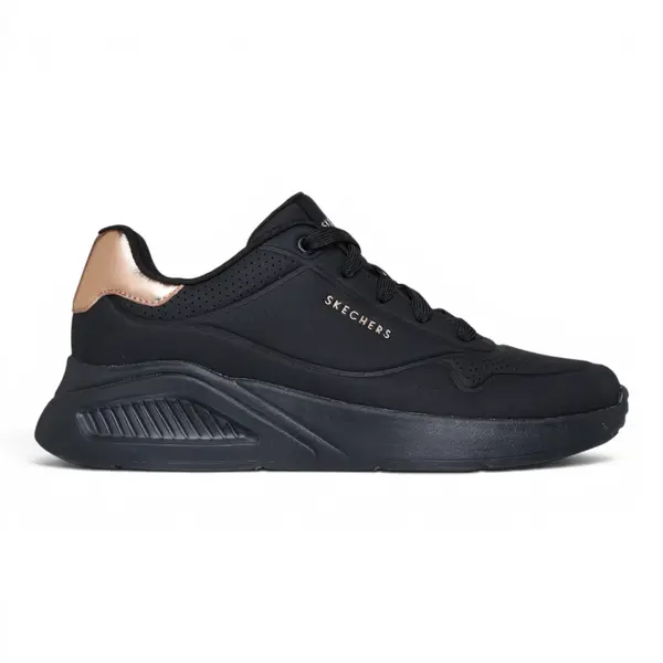 177291-BBK Crne ženske tenisice Uno Lite Shimmer Along – Skechers