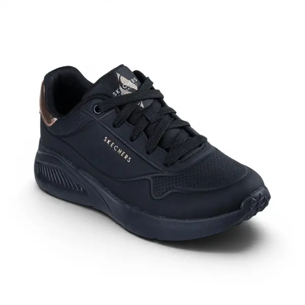 177291-BBK Crne ženske tenisice Uno Lite Shimmer Along – Skechers