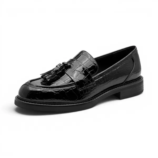 2-24300-47-068 Marco Tozzi ženska mokasina BLACK CROC.PAT