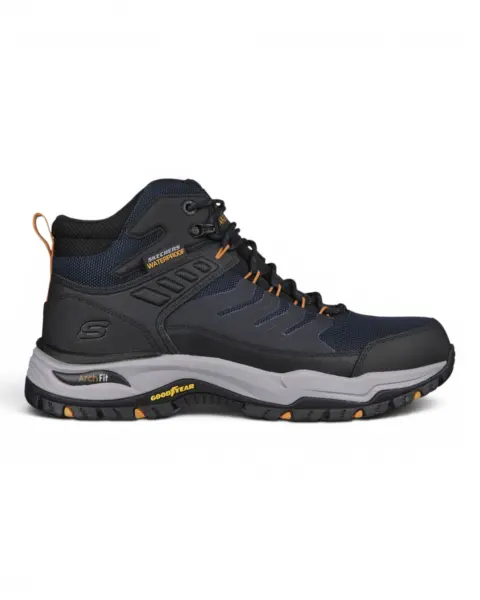 204634-NVBK Tamno plave/crne muške čizmice Arch Fit Dawson – Skechers