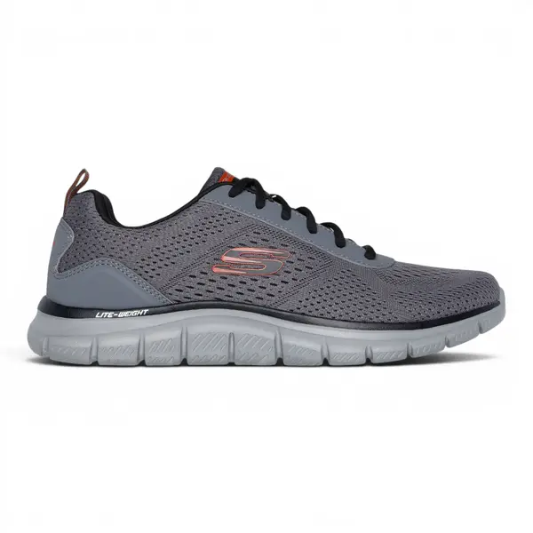 232758-CCOR Track Leshur tenisice sivo-narančaste – Skechers