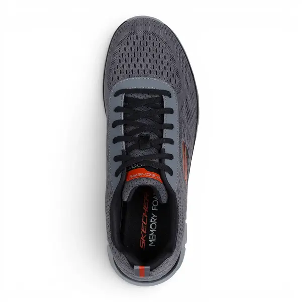 232758-CCOR Track Leshur tenisice sivo-narančaste – Skechers