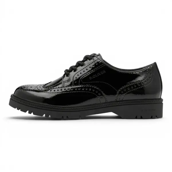 23627-43-018 s.Oliver žnska cipela BLACK PATENT
