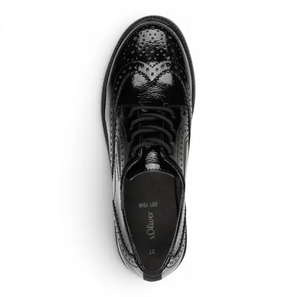 23627-43-018 s.Oliver žnska cipela BLACK PATENT