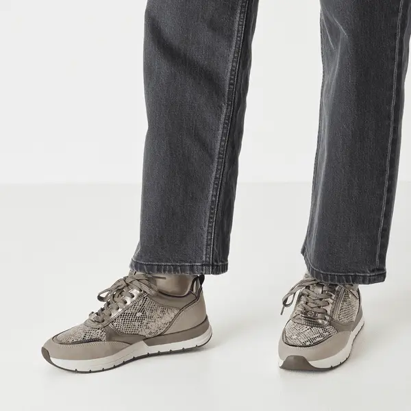 23732-41-393 Tamaris ženska tenisica TAUPE/SNAKE