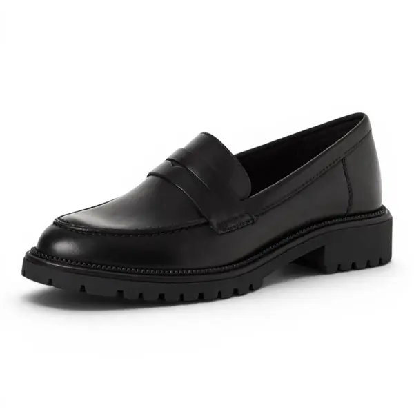 24300-45-003 Tamaris ženska mokasina BLACK LEATHER