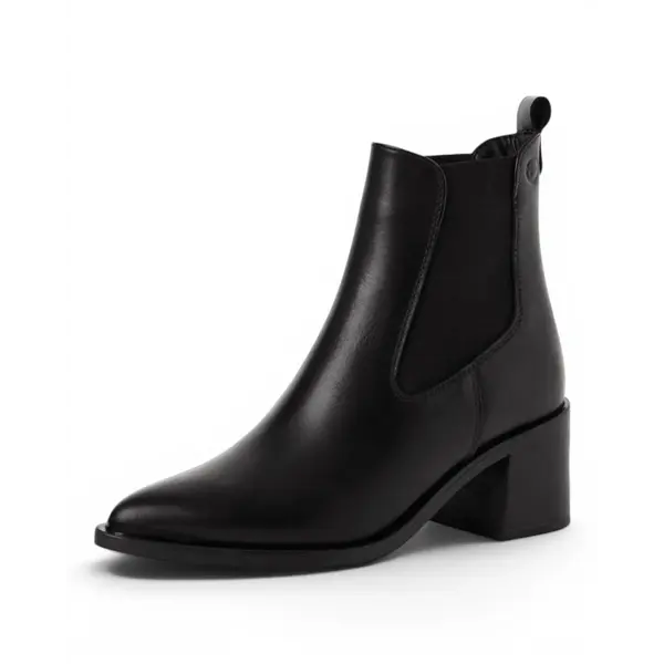 25301-45-003 Tamaris ženska gležnjača BLACK LEATHER
