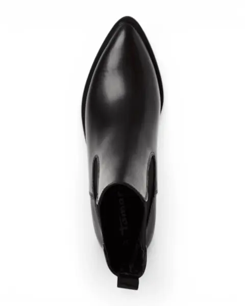 25301-45-003 Tamaris ženska gležnjača BLACK LEATHER