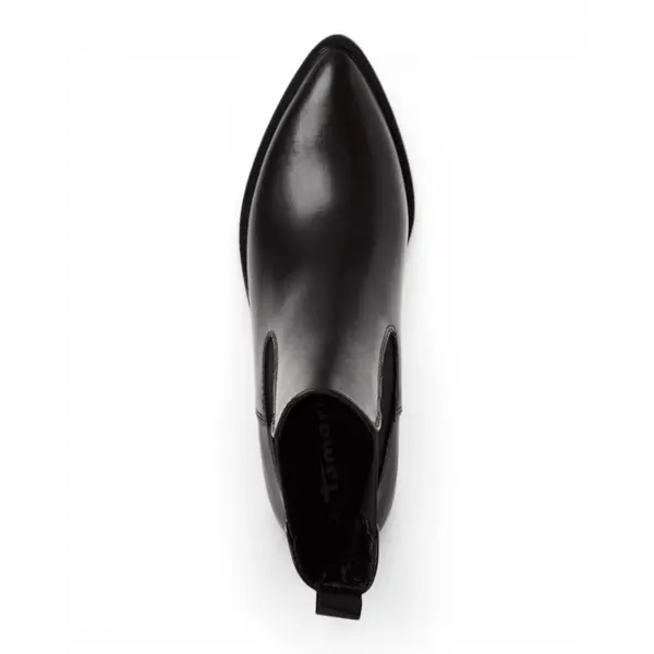25301-45-003 Tamaris ženska gležnjača BLACK LEATHER