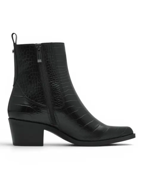25310-43-028 Tamaris ženska gležnjača BLACK CROCO