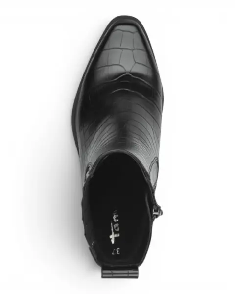 25310-43-028 Tamaris ženska gležnjača BLACK CROCO